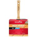 Wooster 5-1/2" Block Paint Brush, White China/Polyester Bristle, Wood Handle 0F51190054